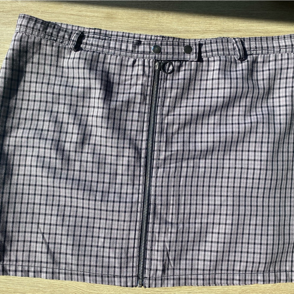 Wild Fable Lilac Plaid Mini Skirt